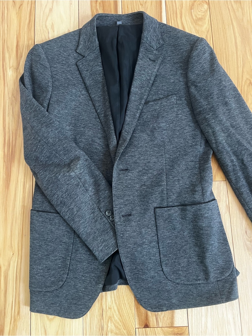 Bonobos Charcoal Gray Knit Blazer - Casual Sport Coat